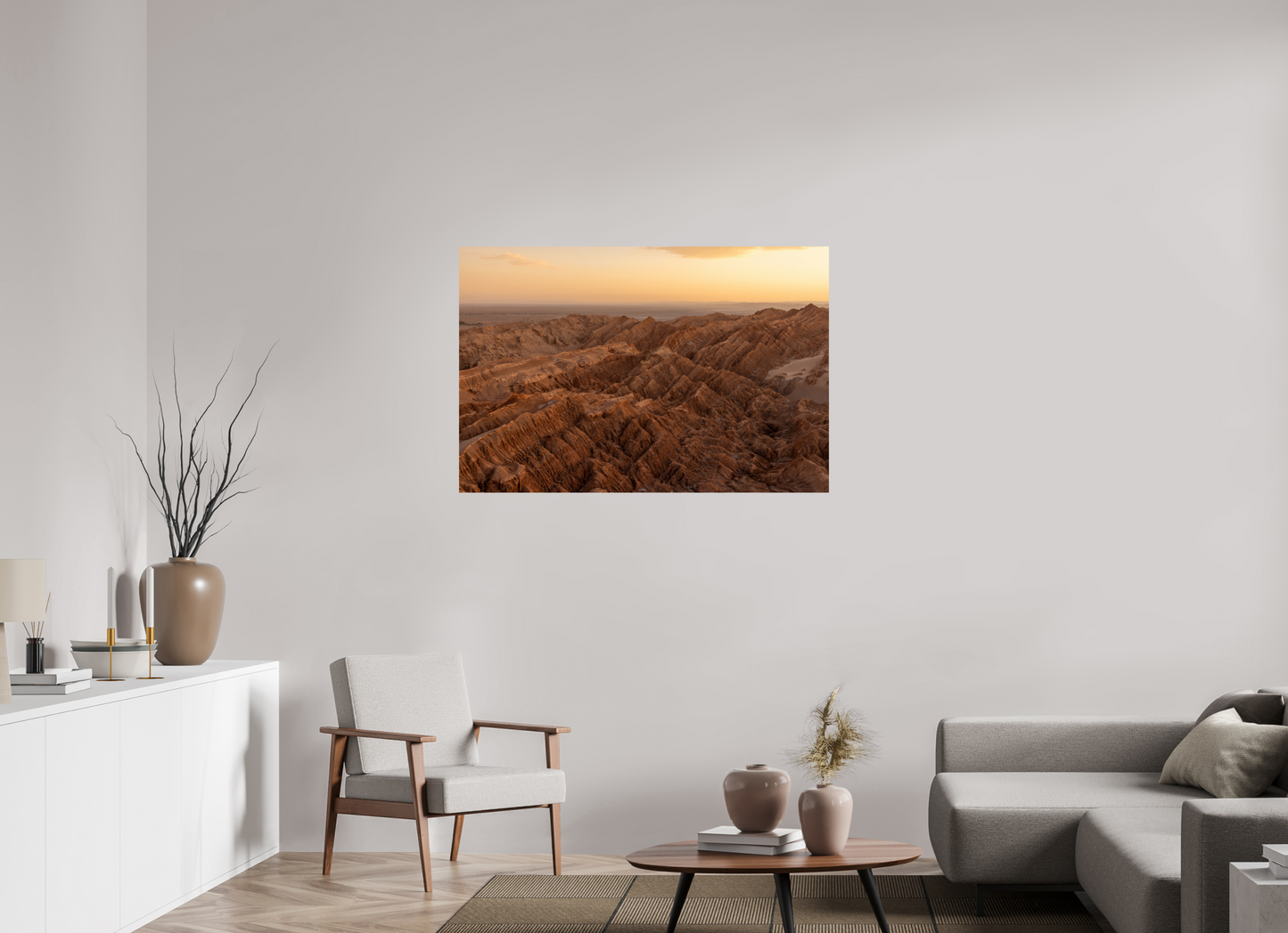 120 x 80 cm, Baryta unframed Valle de la Luna