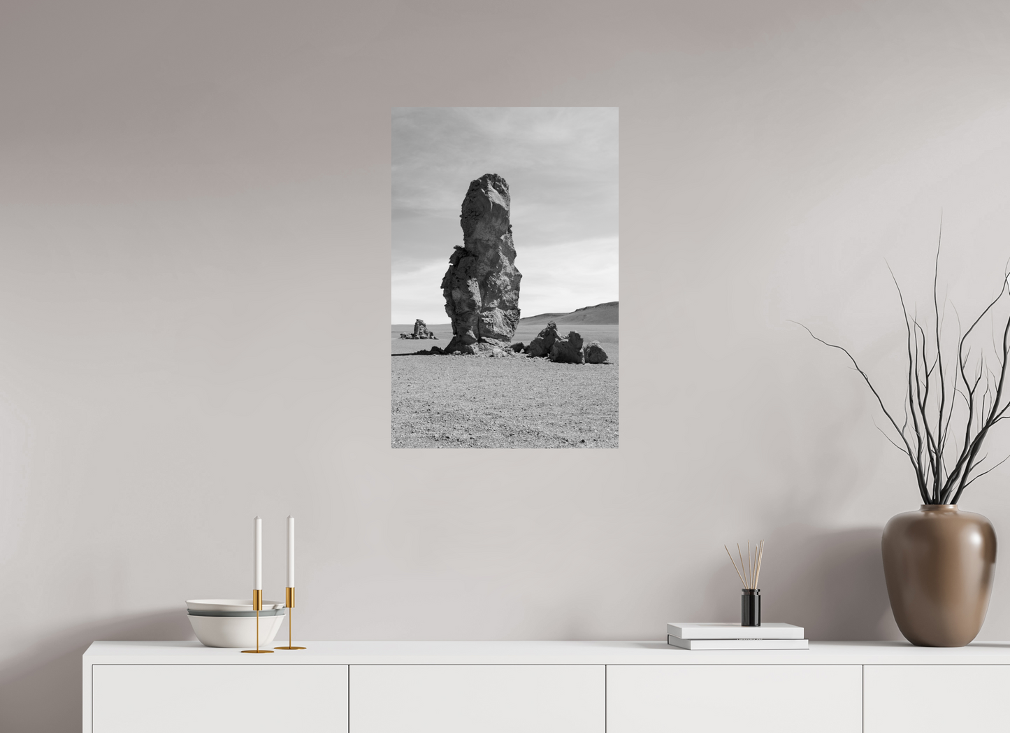 50 x 75 cm, Baryta unframed Monjes de la Pacana