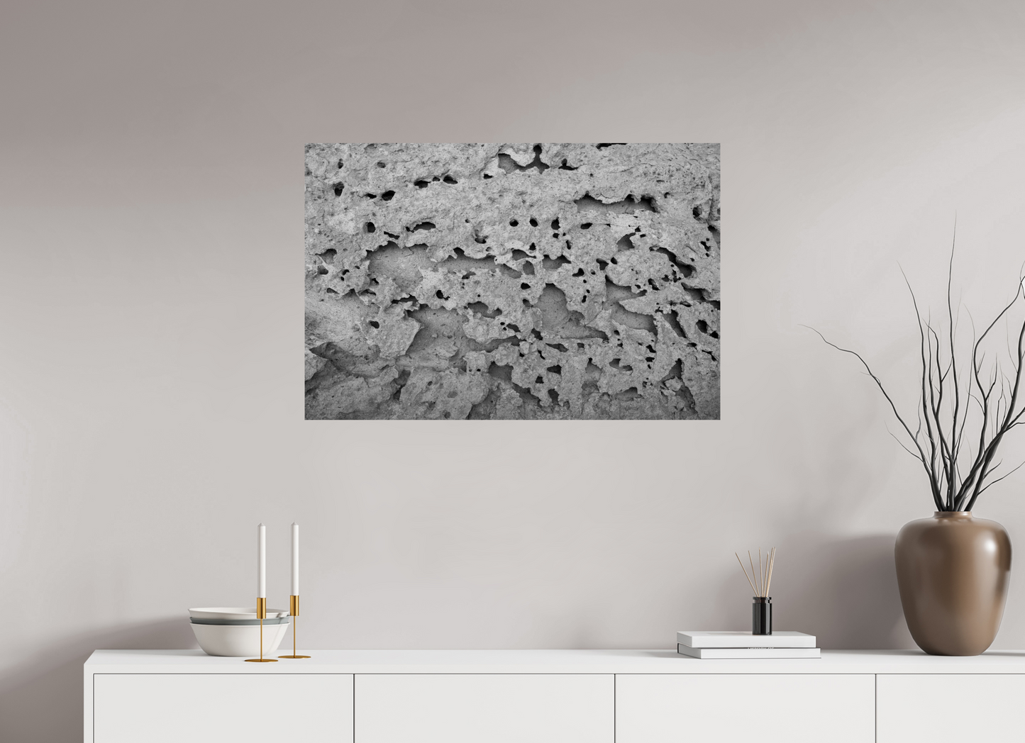 90 x 60 cm, Baryta unframed Trama