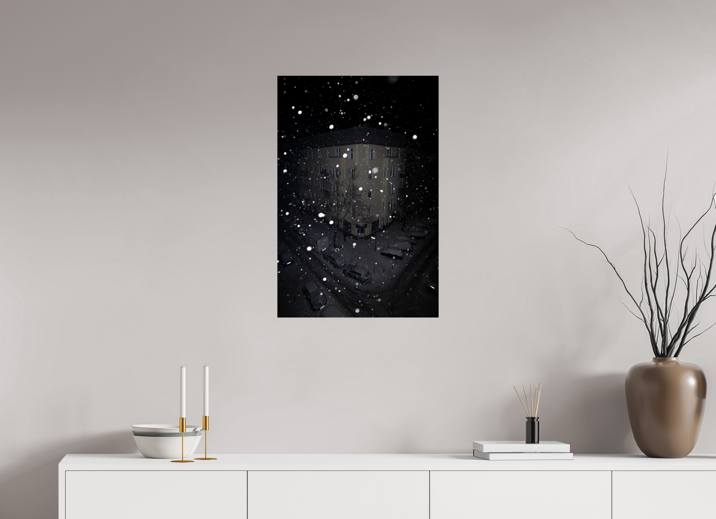 50 x 75 cm, Baryta unframed Cuarto Piso