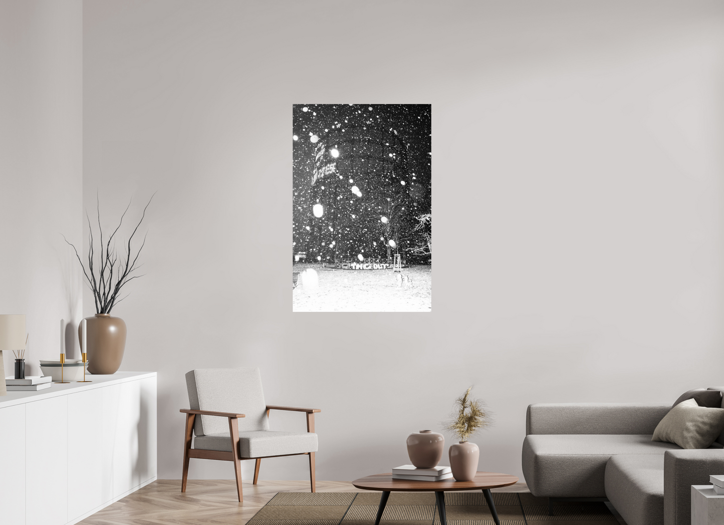 80 x 120 cm, Baryta unframed Gasometer