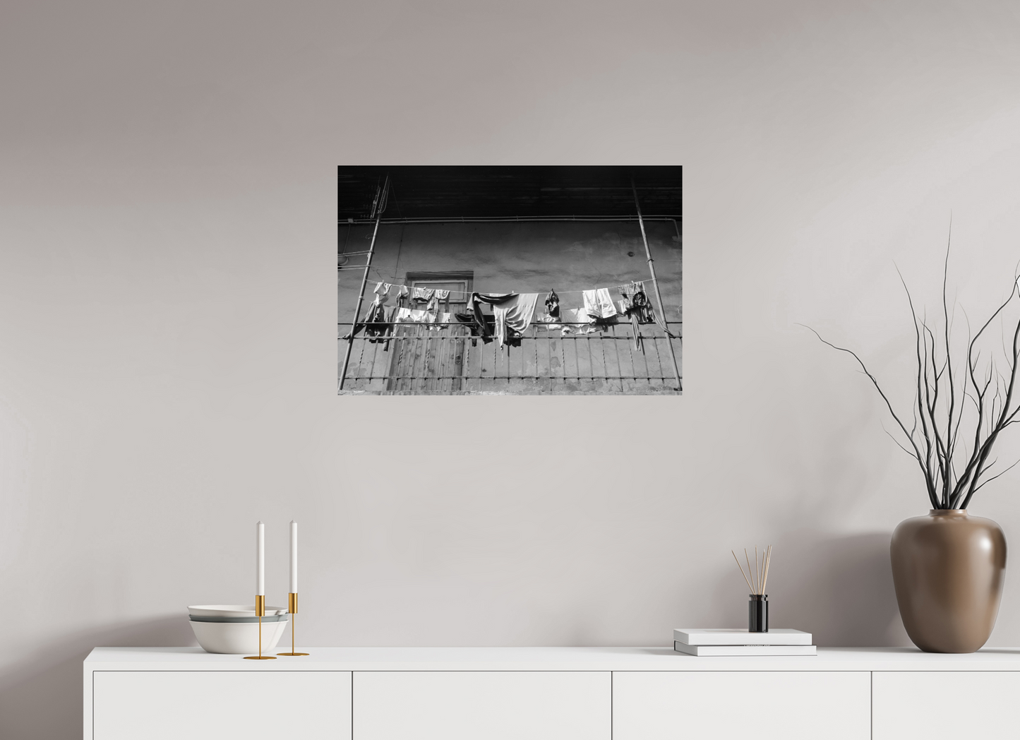 75 x 50 cm, Baryta unframed Tendidas