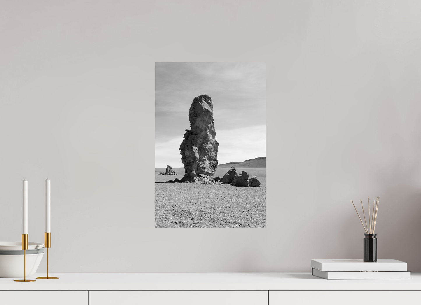 30 x 45 cm, Baryta unframed Monjes de la Pacana