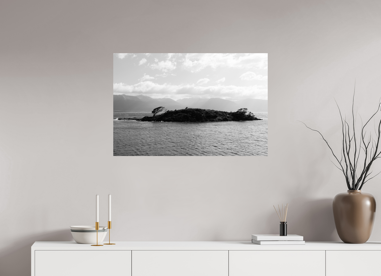 90 x 60 cm, Baryta unframed Mejillones