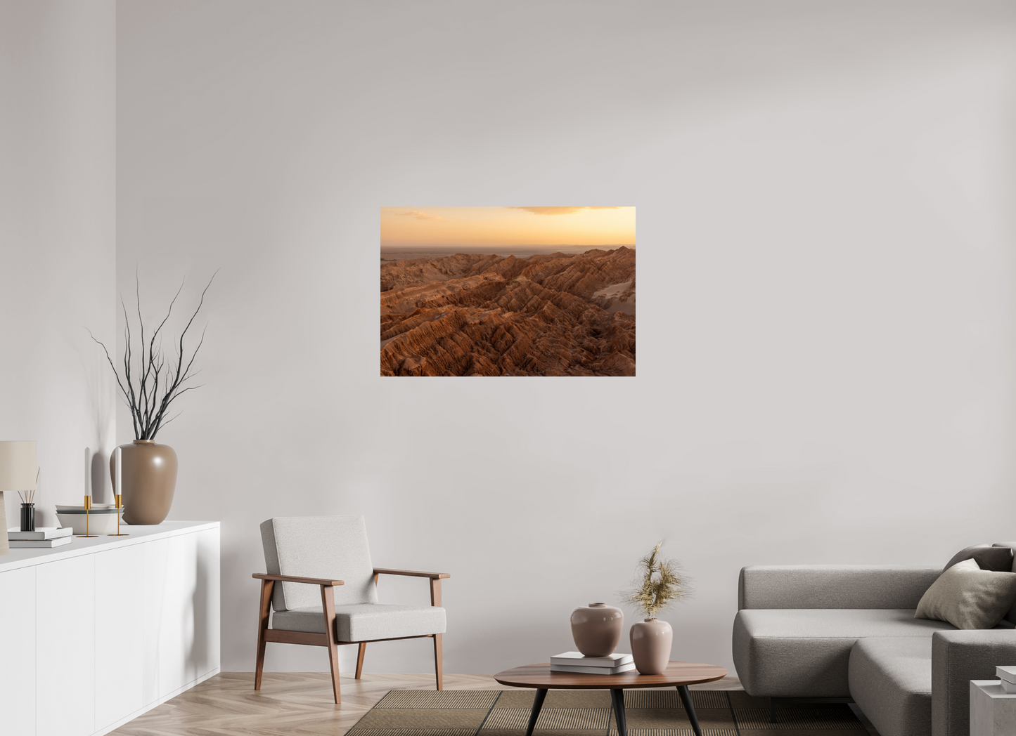 105 x 70 cm, Baryta unframed Valle de la Luna