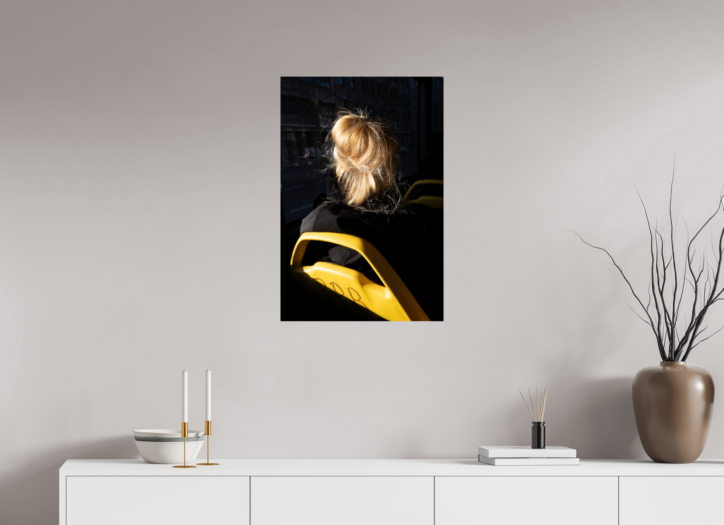 50 x 75 cm, Baryta unframed Sol de Otoño