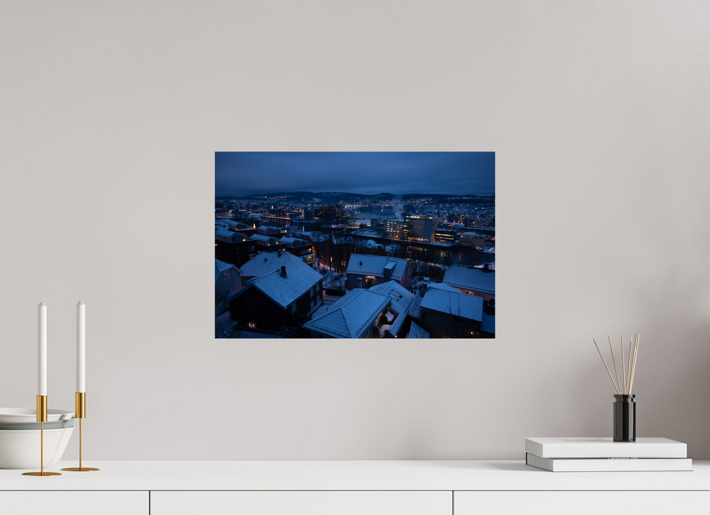 45 x 30 cm, Baryta unframed Utsiktspunkt