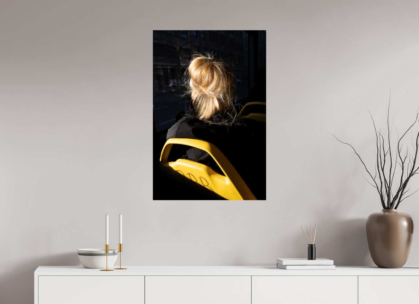 60 x 90 cm, Baryta unframed Sol de Otoño