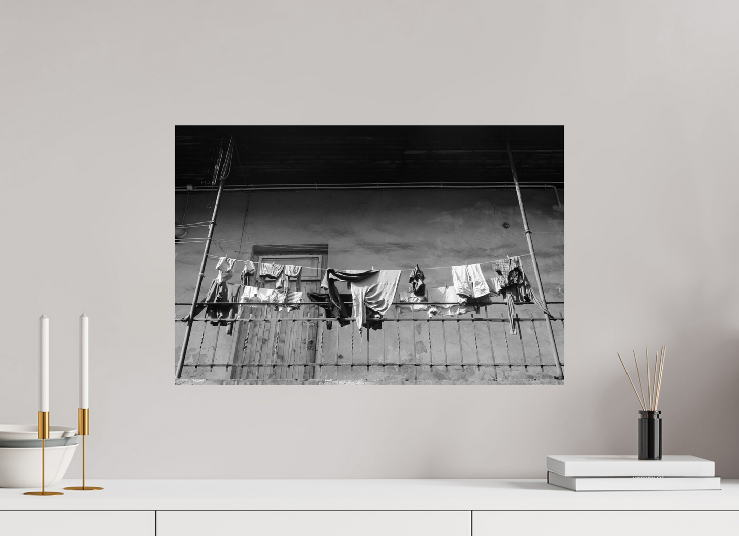 60 x 40 cm, Baryta unframed Tendidas