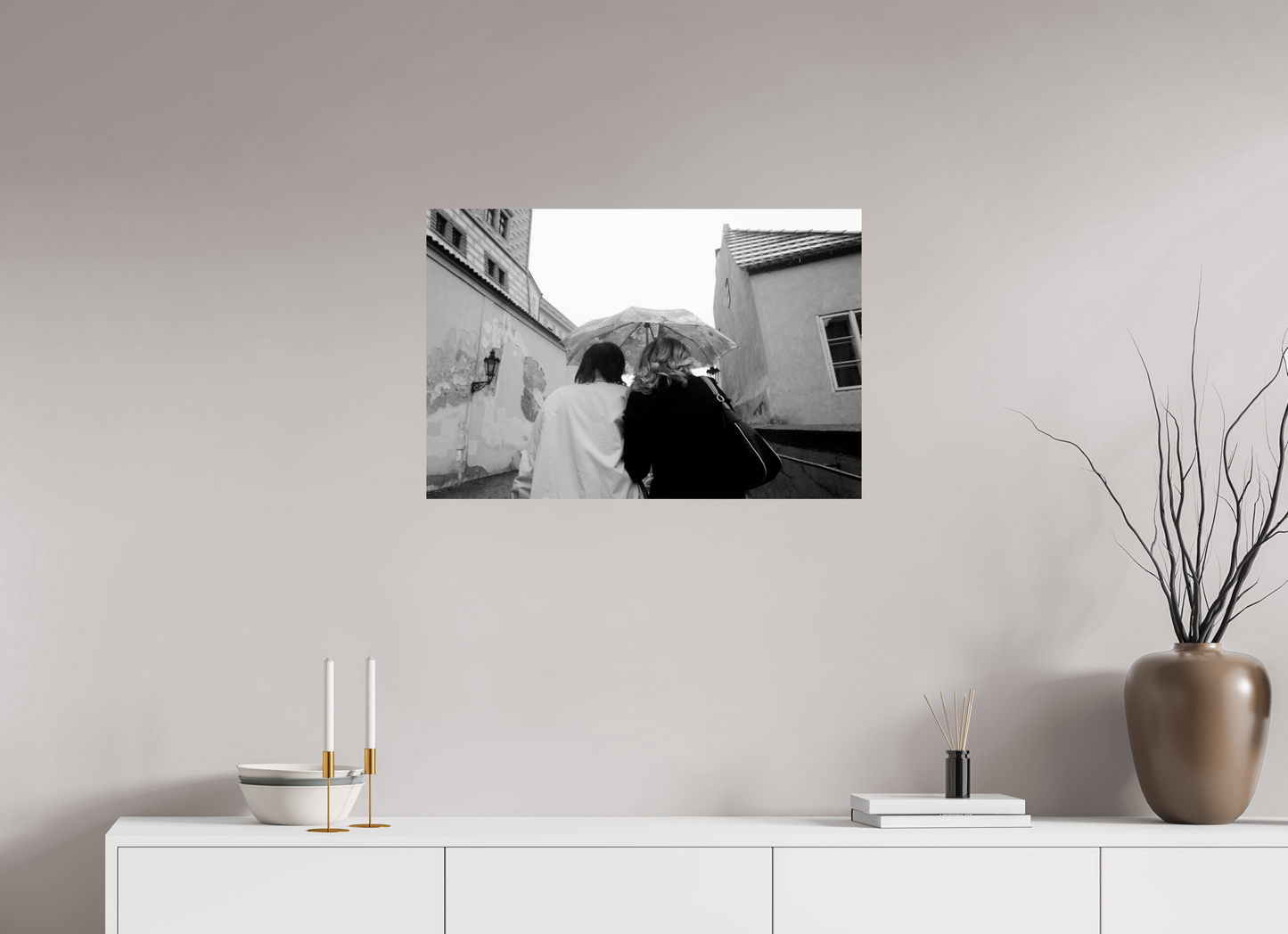 75 x 50 cm, Baryta unframed Opuestas