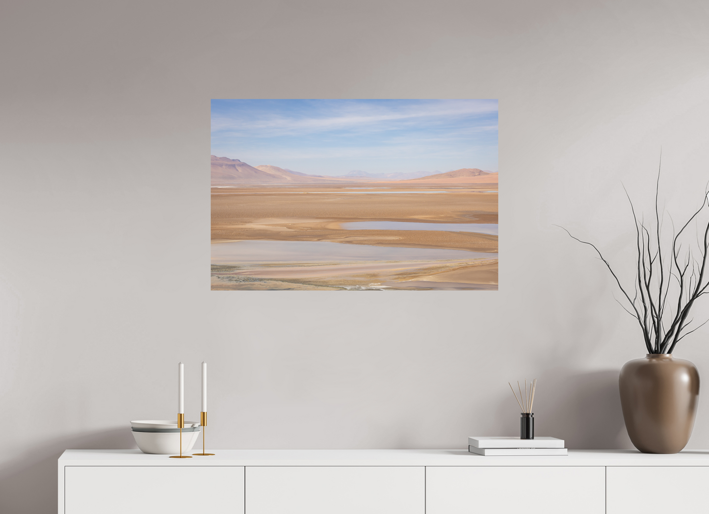 90 x 60 cm, Baryta unframed Lagunas