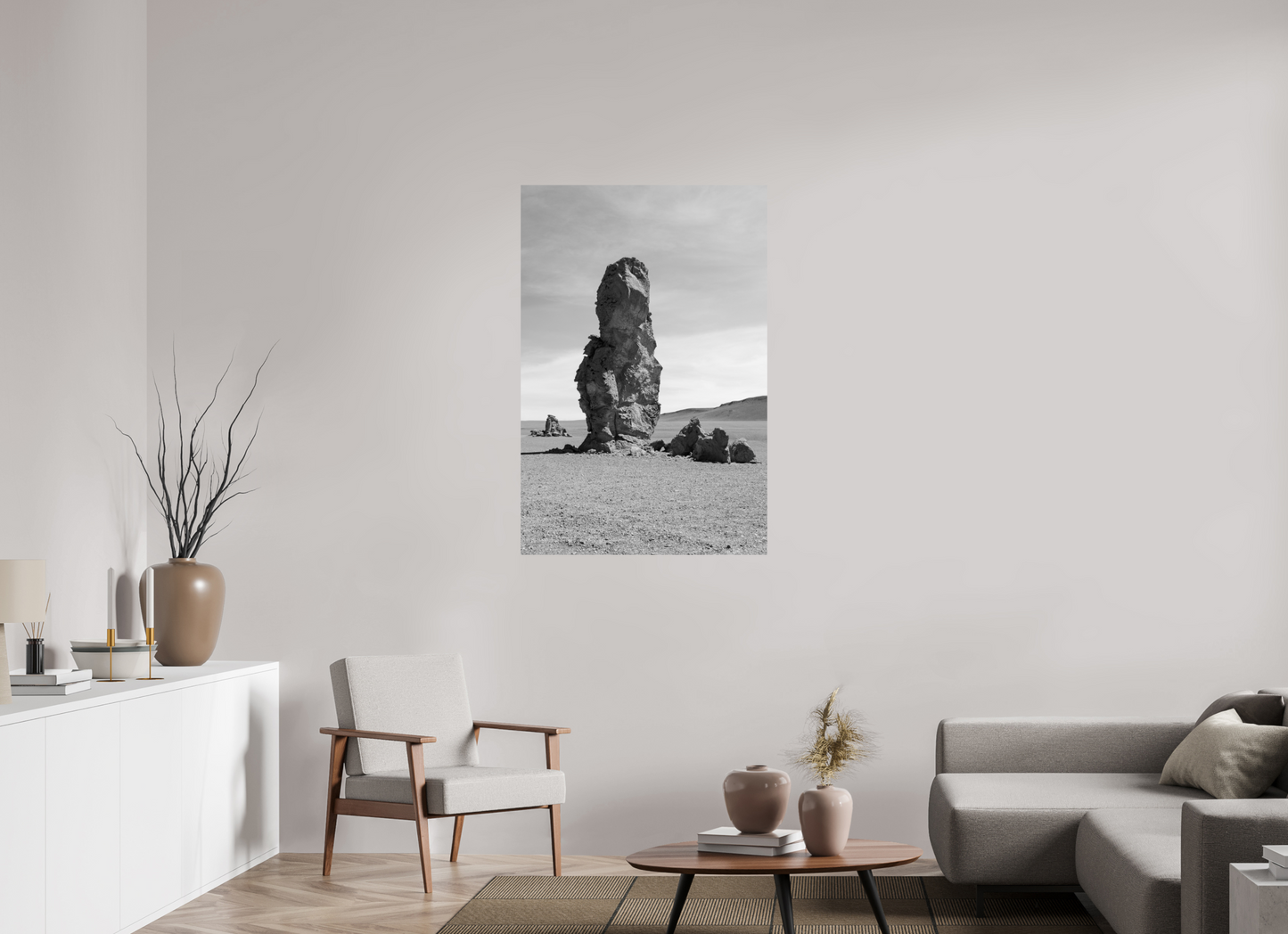 80 x 120 cm, Baryta unframed Monjes de la Pacana