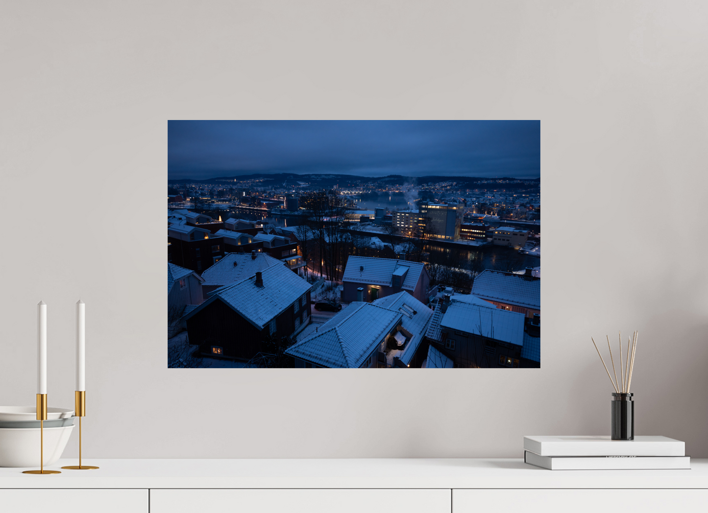 60 x 40 cm, Baryta unframed Utsiktspunkt