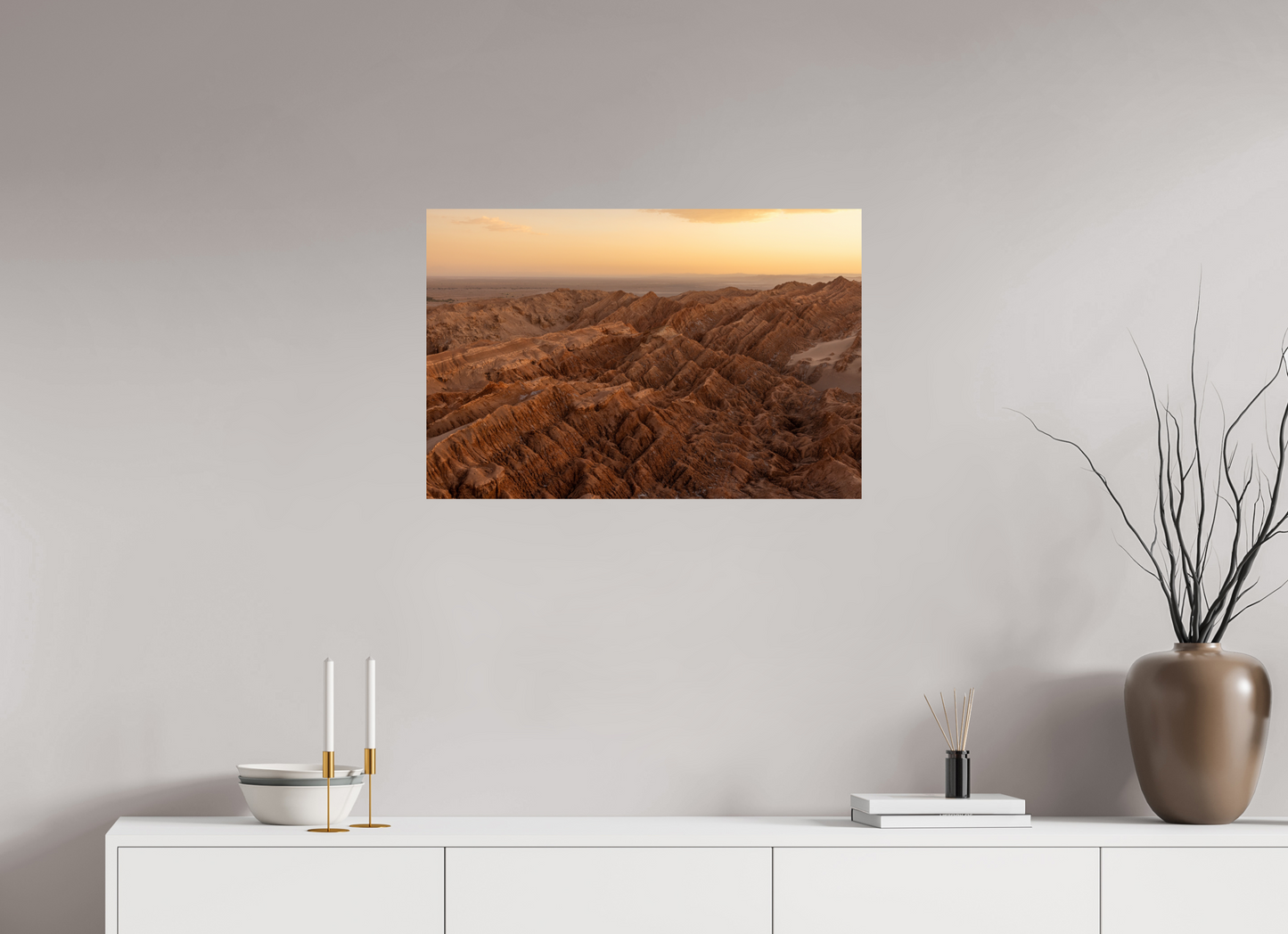 75 x 50 cm, Baryta unframed Valle de la Luna