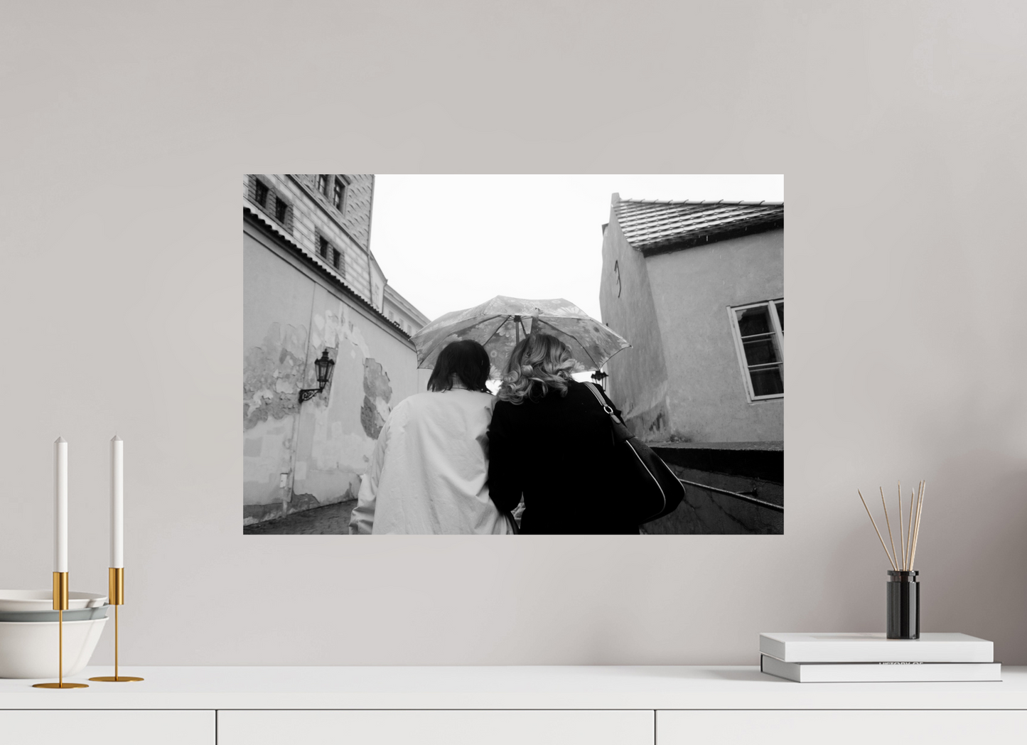 60 x 40 cm, Baryta unframed Opuestas