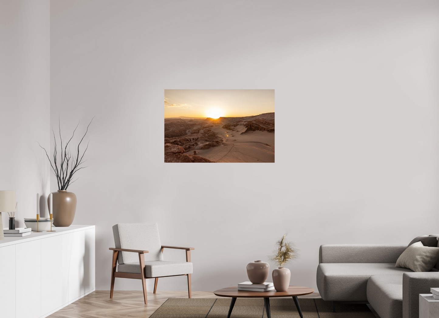 105 x 70 cm, Baryta unframed Atardecer
