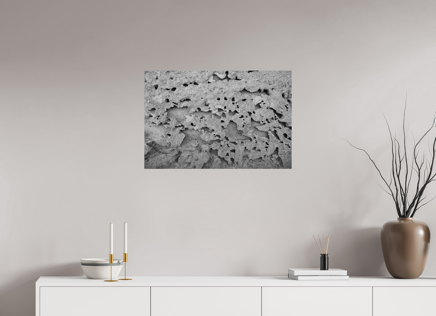 75 x 50 cm, Baryta unframed Trama